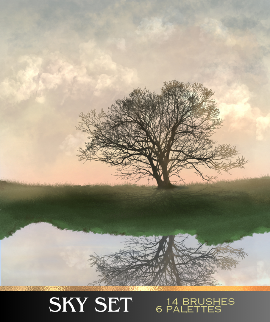Free Cloud Brushes & Sky Palettes for Procreate - LIBRIUM