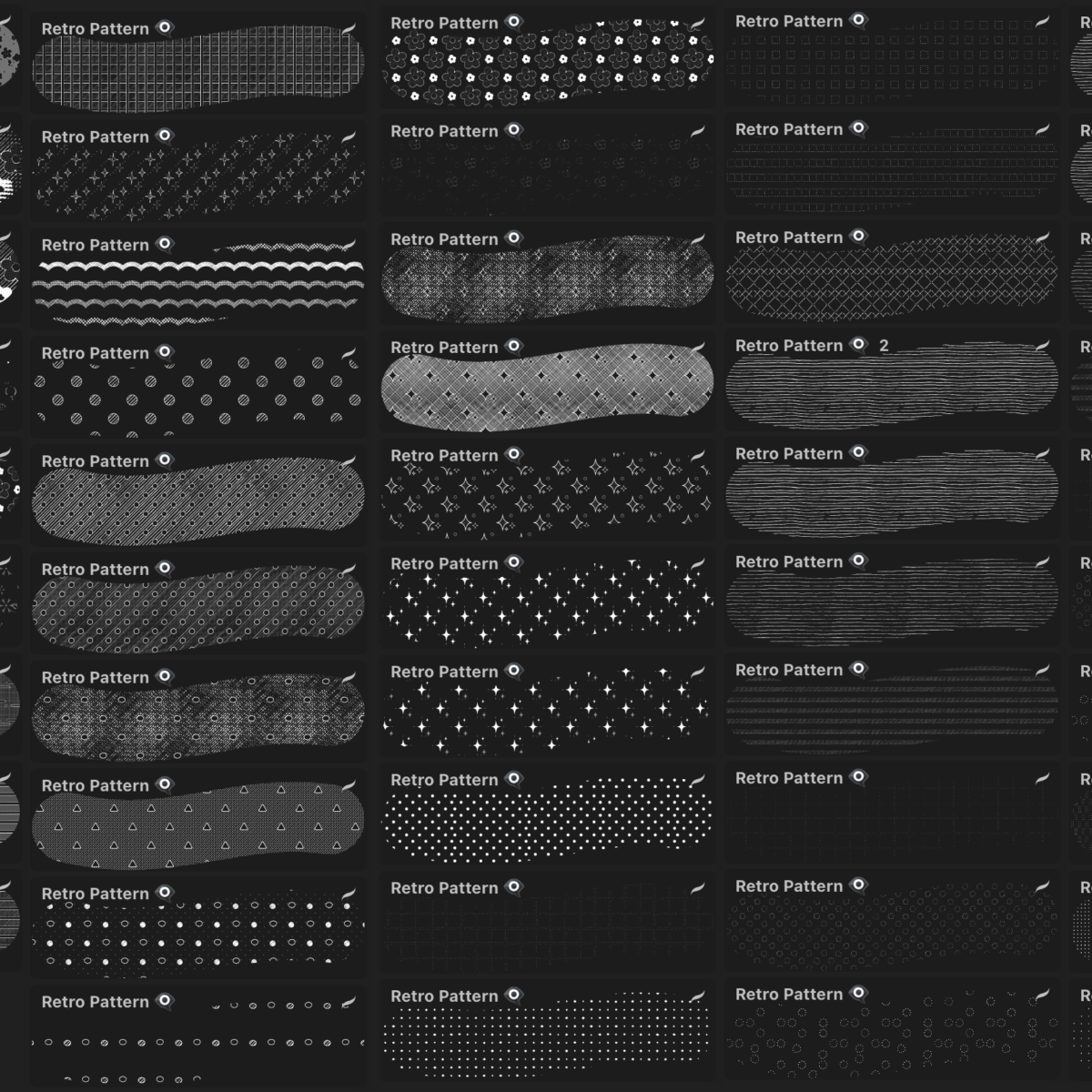 Free Manga Brush Pack for Procreate! LIBRIUM