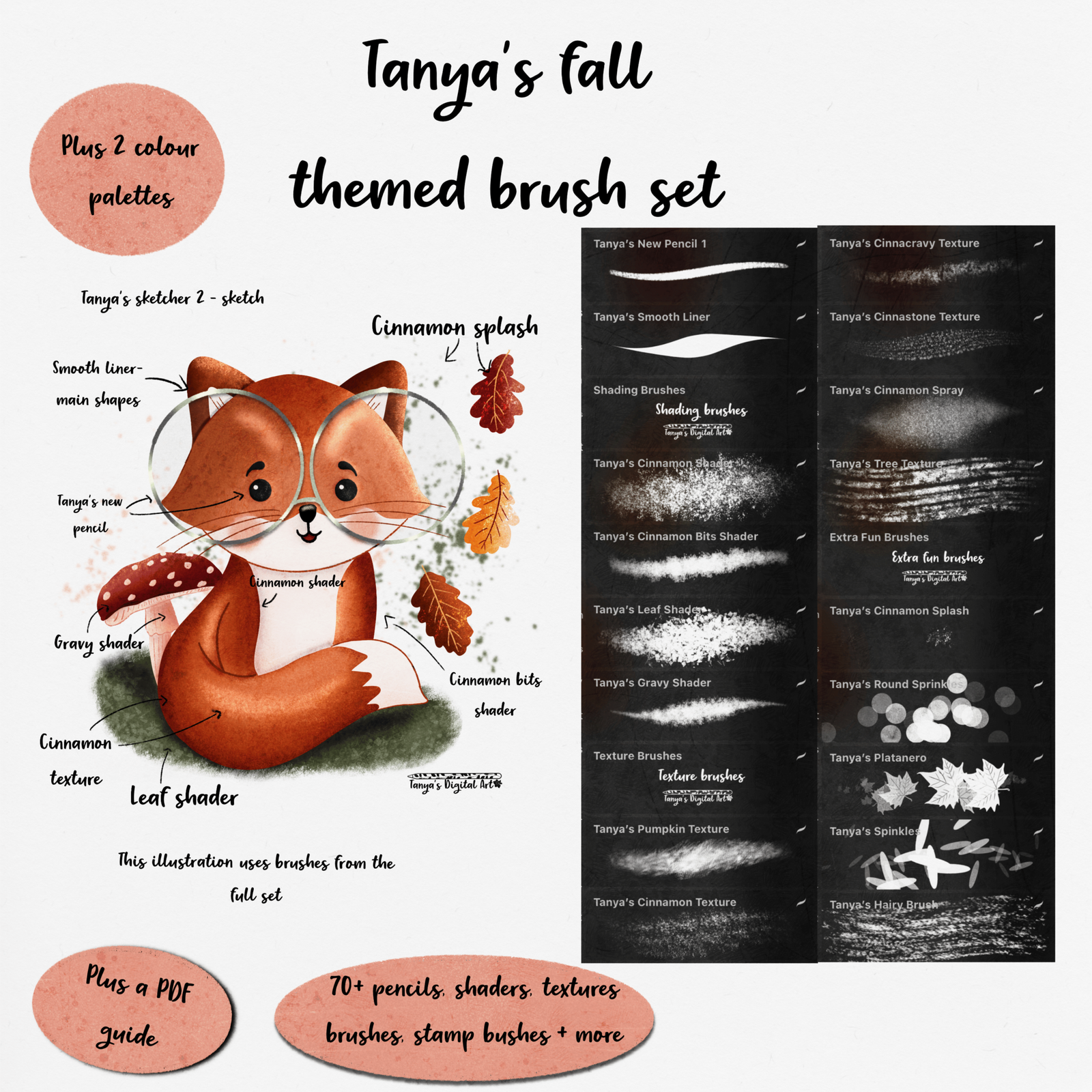 Tanya’s Sample Fall Brushes for Procreate! - LIBRIUM