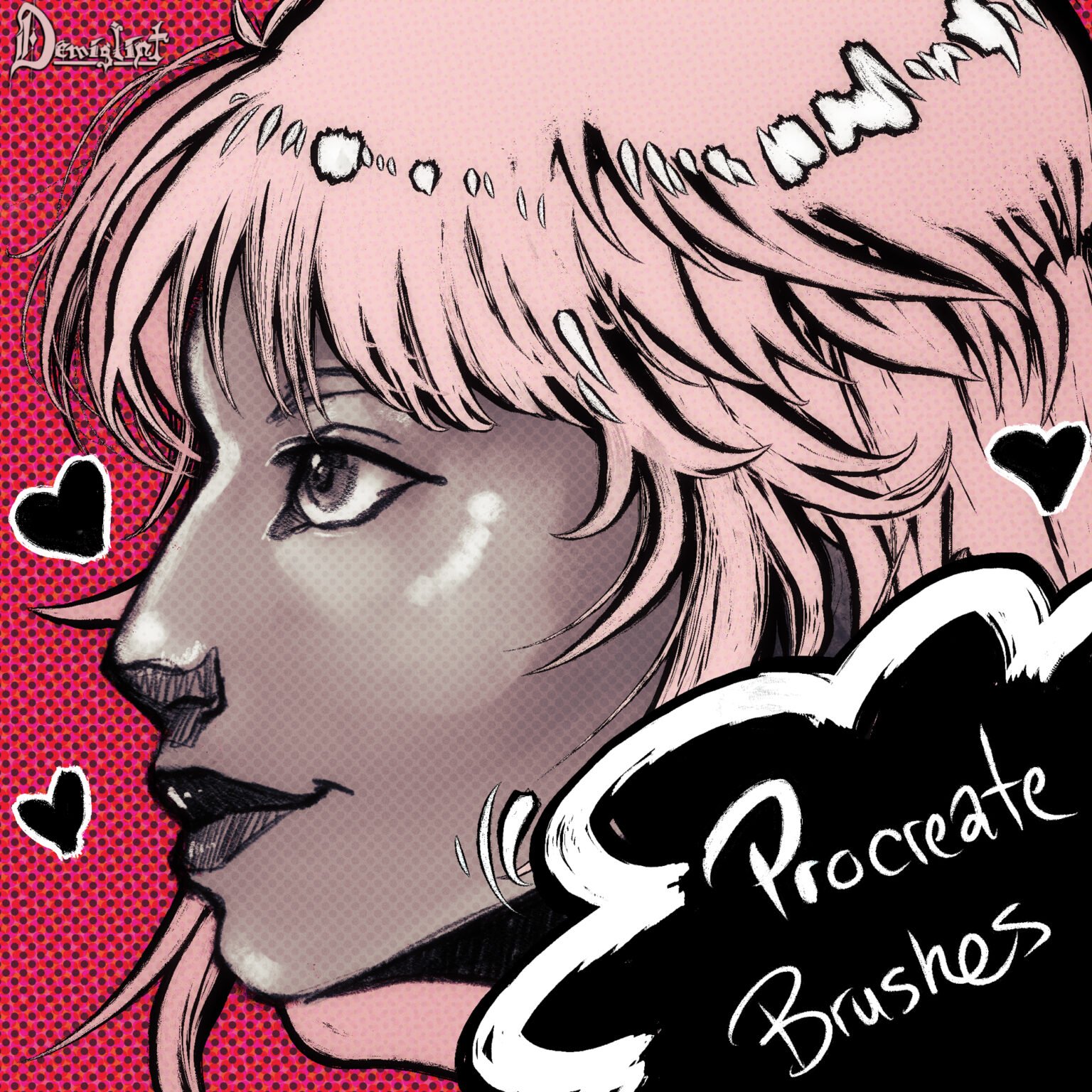 Free Line and Color Brush for Procreate - LIBRIUM