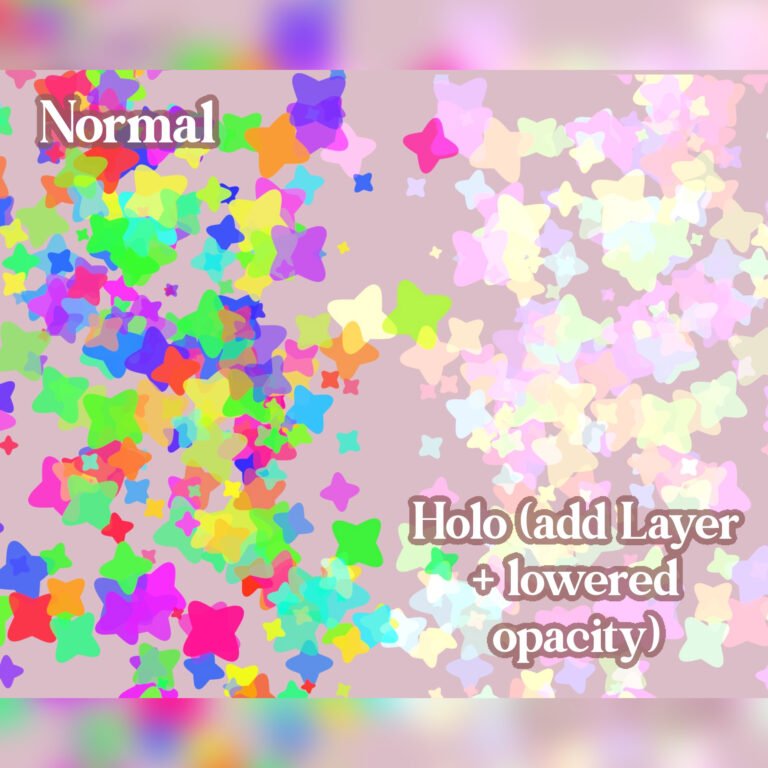 Free Holographic Stars Brushes for Procreate - LIBRIUM