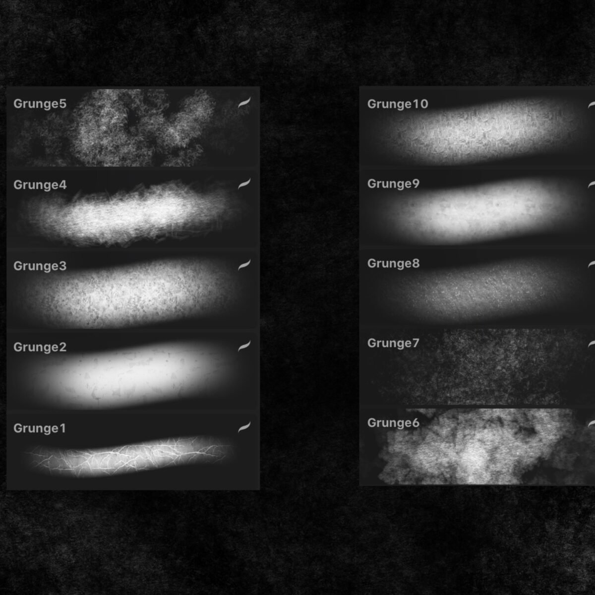 Free Grunge Brushes for Procreate - LIBRIUM