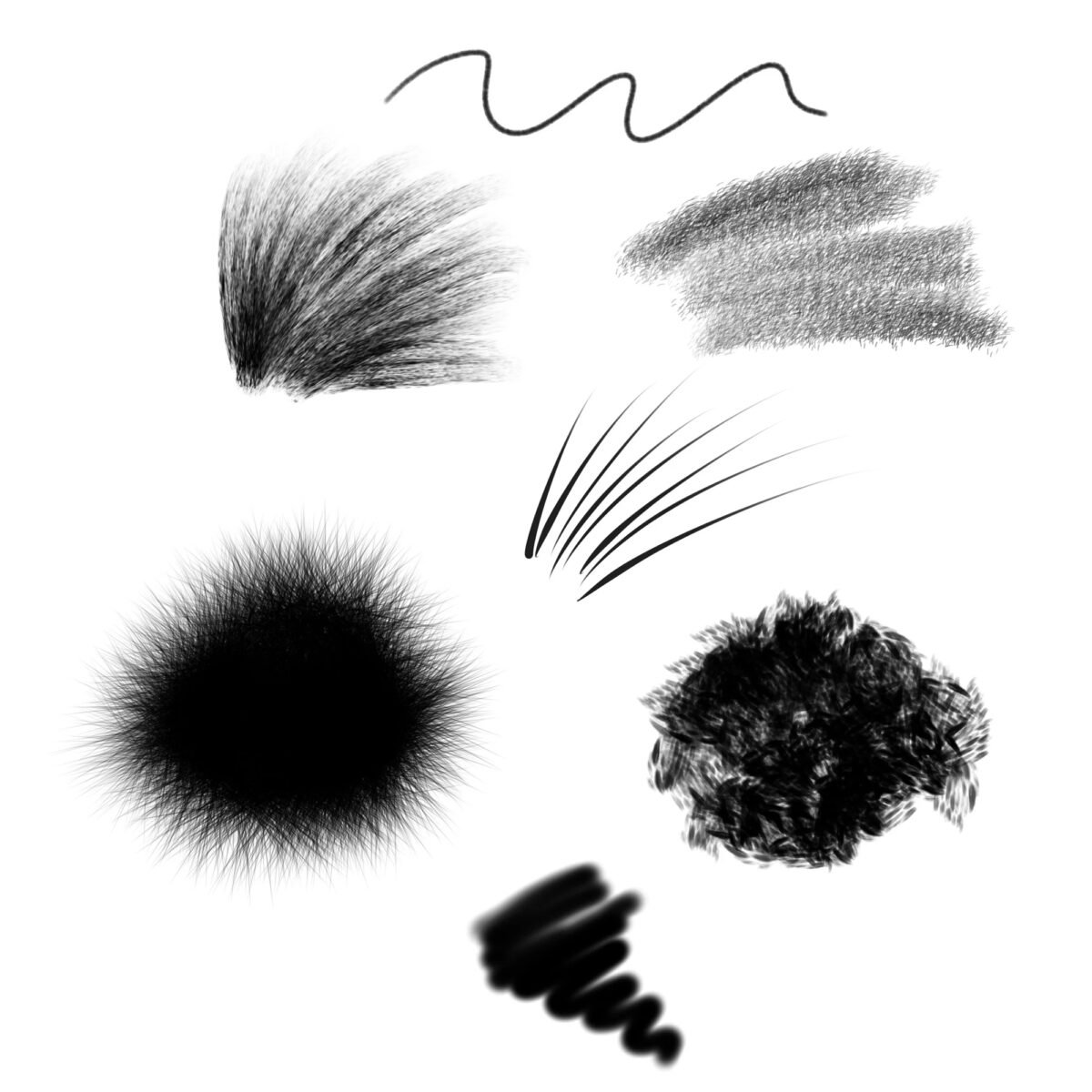 Free Fur Brushes for Procreate LIBRIUM