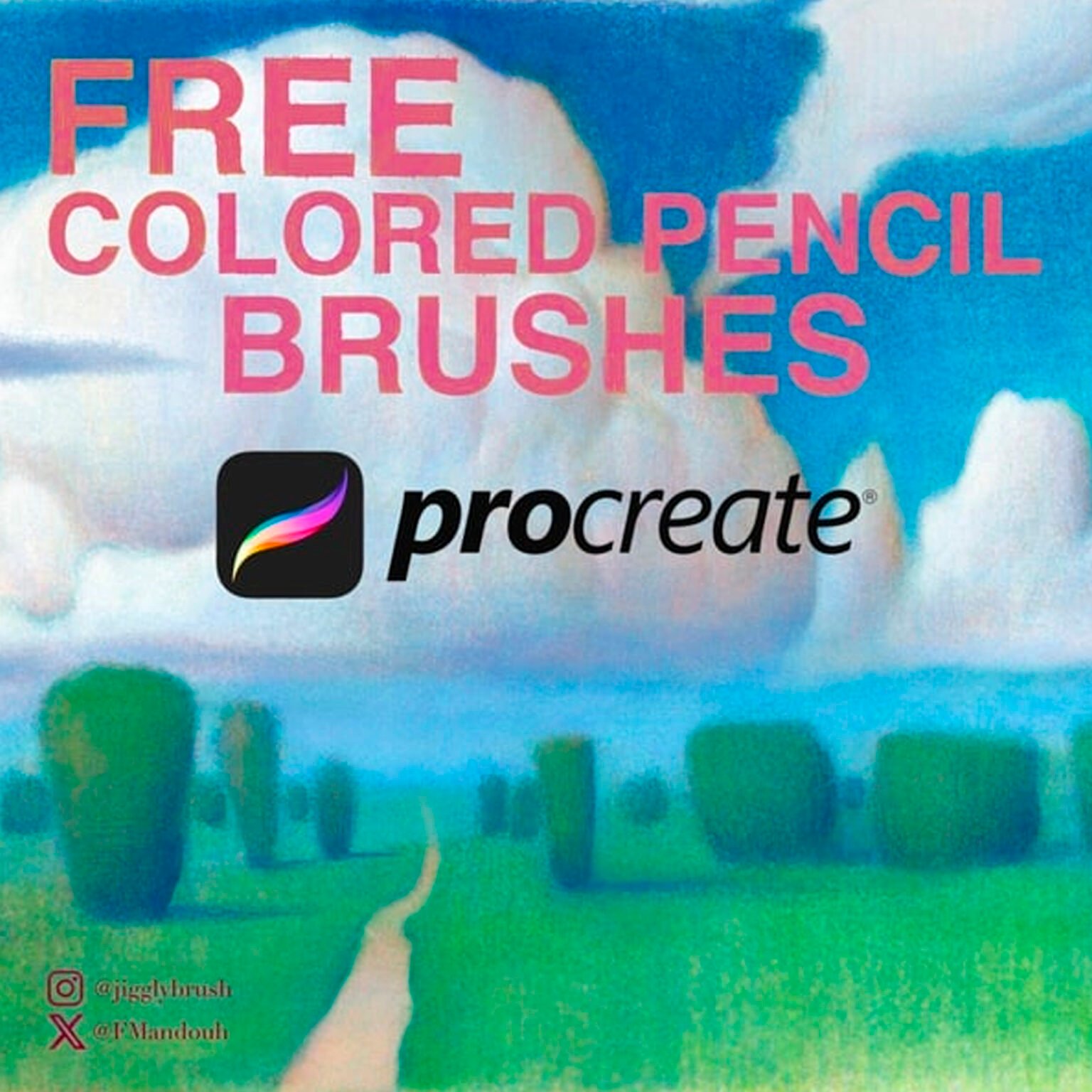 Free Colored Pencil Brushes for Procreate - LIBRIUM