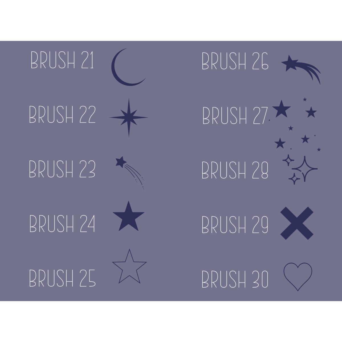 Free Geometric Stamp Brushes for Procreate - LIBRIUM