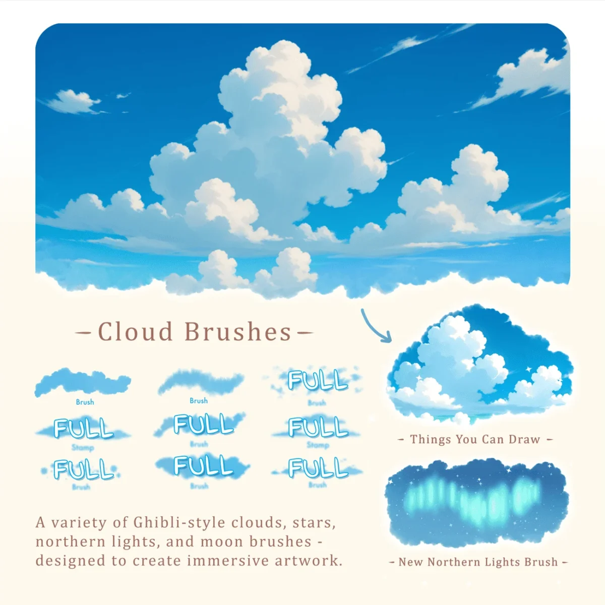 Free Ghibli Style Brushes for Procreate - LIBRIUM