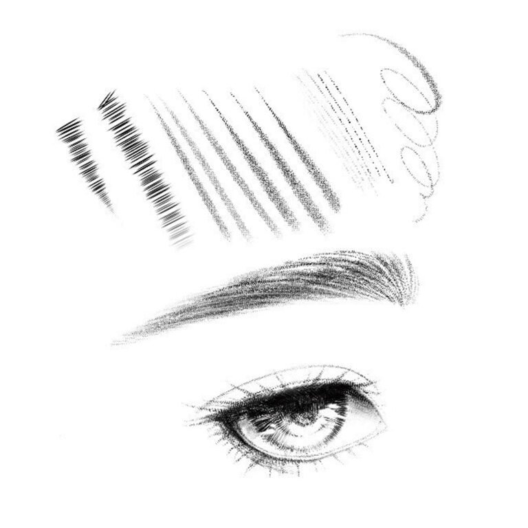 Free Soft Screentone Lineart Brushes for Procreate with textured brushes for manga, anime, sketching, line art, screentones, shading, and digital illustration.